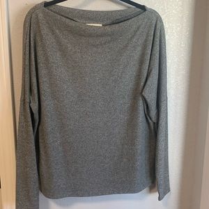 Silver metallic sweater